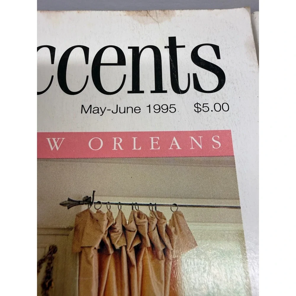 Vintage 1995 Southern Accents & Architectural Digest Magazines Lot of 3 Decor
